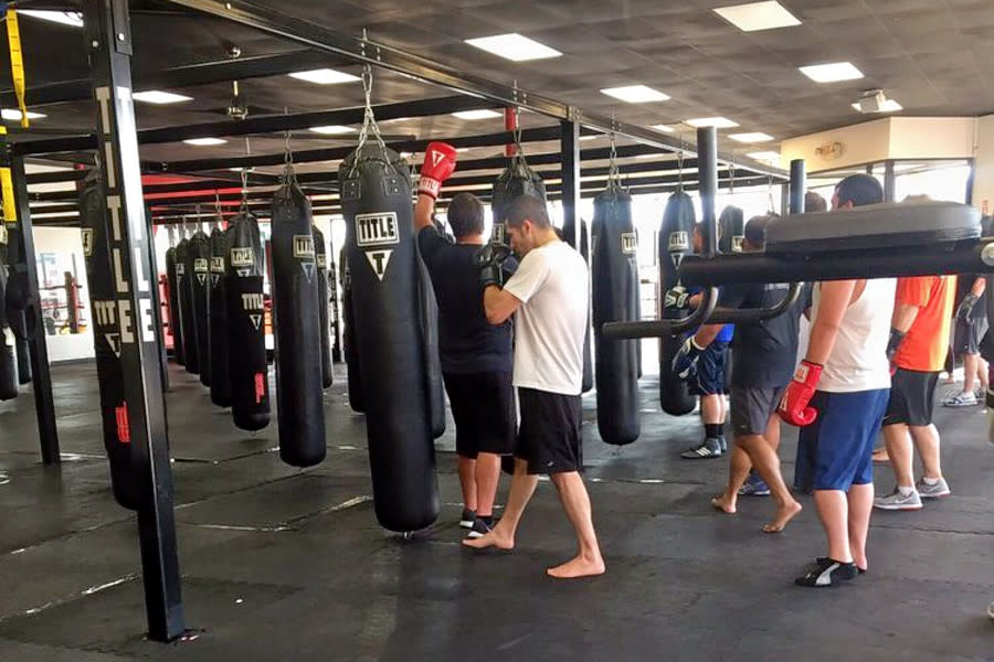 <b>Photo: tommy t./<a href="https://yelp.com/biz_photos/title-boxing-club-tulsa-3?utm_campaign=97e208db-f8a8-4f92-840a-d5516ccd28d1%2C9090e836-066c-46c1-9c2c-49971ff13816&utm_medium=81024472-a80c-4266-a0e5-a3bf8775daa7" rel="nofollow noopener" target="_blank" data-ylk="slk:Yelp;elm:context_link;itc:0;sec:content-canvas" class="link ">Yelp</a></b>