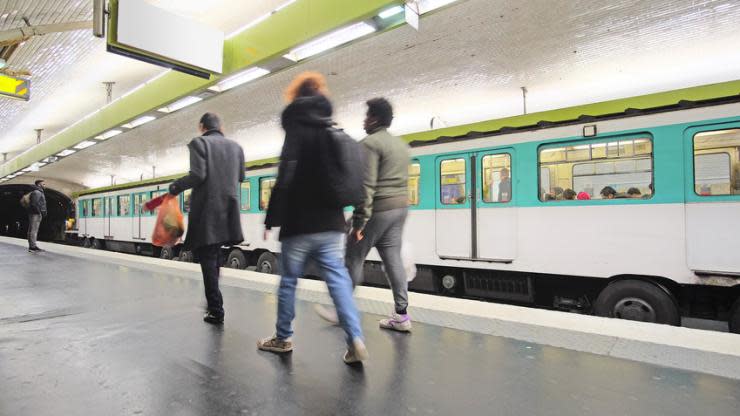 Station de métro à Paris en 2016