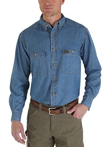 <p><strong>Wrangler Riggs Workwear</strong></p><p>amazon.com</p><p><strong>$39.00</strong></p><p><a href="https://www.amazon.com/dp/B000A38FX6?tag=syn-yahoo-20&ascsubtag=%5Bartid%7C10055.g.399%5Bsrc%7Cyahoo-us" rel="nofollow noopener" target="_blank" data-ylk="slk:Shop Now;elm:context_link;itc:0;sec:content-canvas" class="link ">Shop Now</a></p><p>For the guy who sometimes needs to get dressy but actually hates getting dressed up, there's this work shirt, which combines the best of both worlds. It's available in a bunch of colors, too. </p>