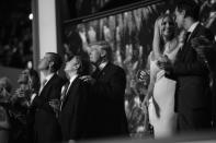 <p>Donald Trump and family celebrate after his acceptance speech at the RNC Convention in Cleveland, OH. on July 21, 2016. (Photo: Khue Bui for Yahoo News)</p>