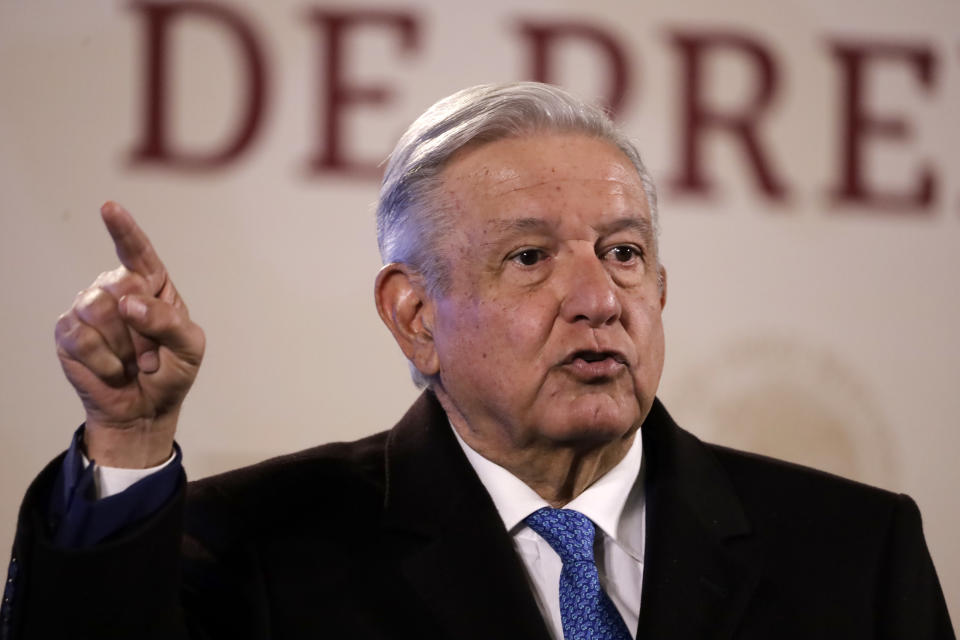 Andrés Manuel López Obrador, presidente de México. (Photo credit should read Luis Barron / Eyepix Group/Future Publishing via Getty Images).