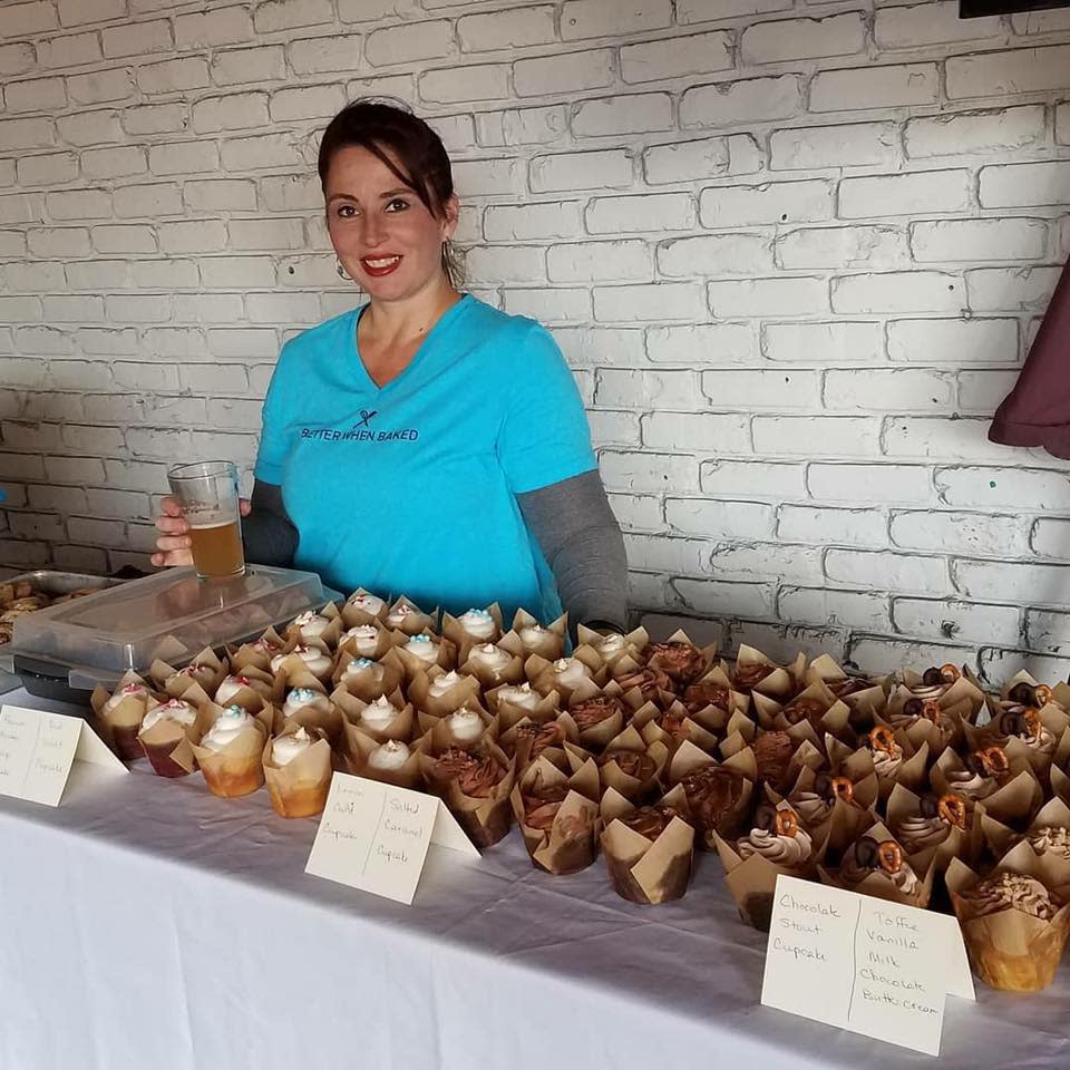 Heather Palmer, owner of Better When Baked, at a fundraiser at Bearden Bear Market in summer 2018.