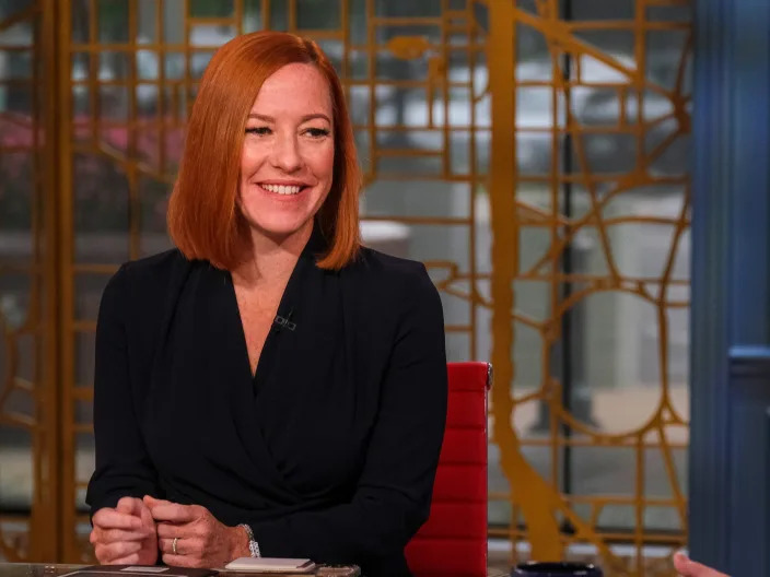 Jen Psaki, Former White House Press Secretary, appears on Meet the Press in Washington, D.C. Sunday, Sept. 25, 2022.