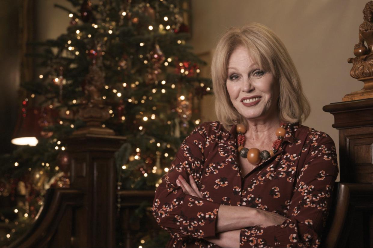 <p>Joanna Lumley recorded a special reading of 'Twas the Night Before Christmas for the Actors' Benevolent Fund </p> (PA)