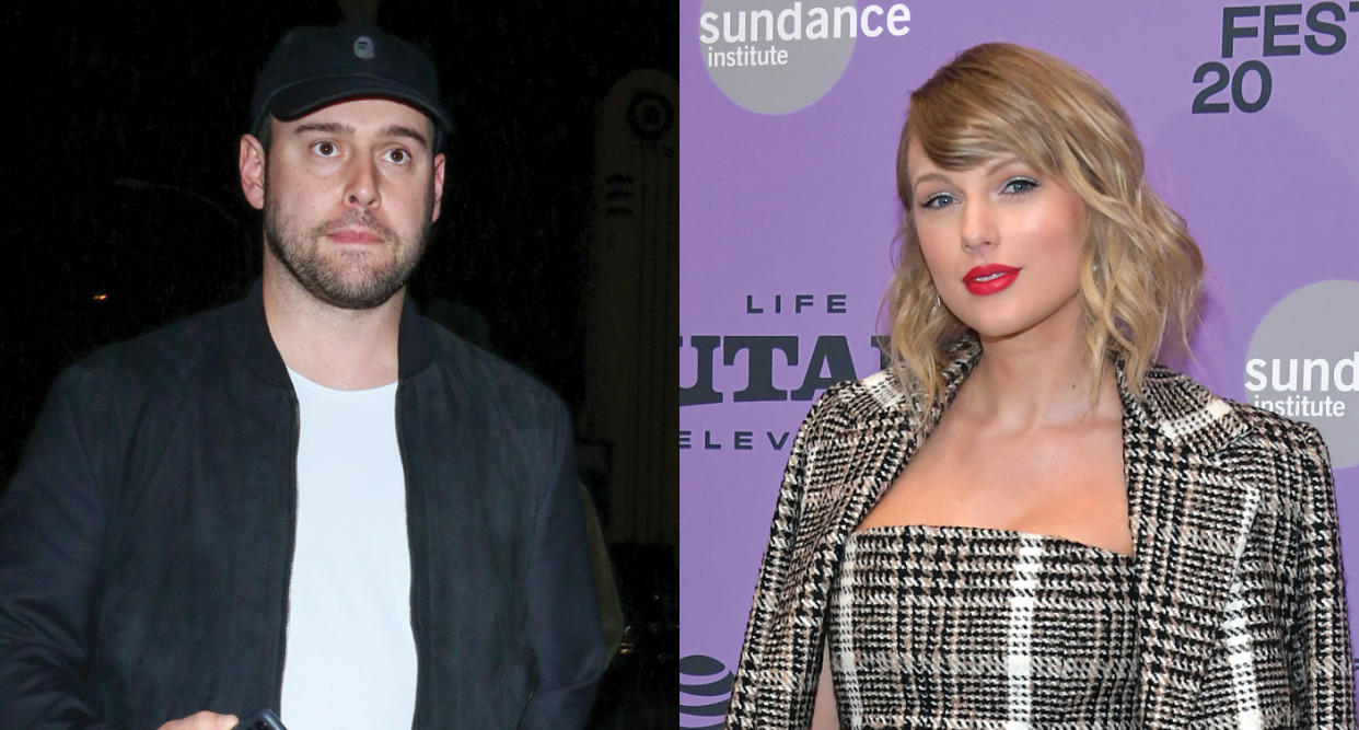 Scooter Braun says he faced death threats after a feud with Taylor Swift. (Photo: Getty Images) 