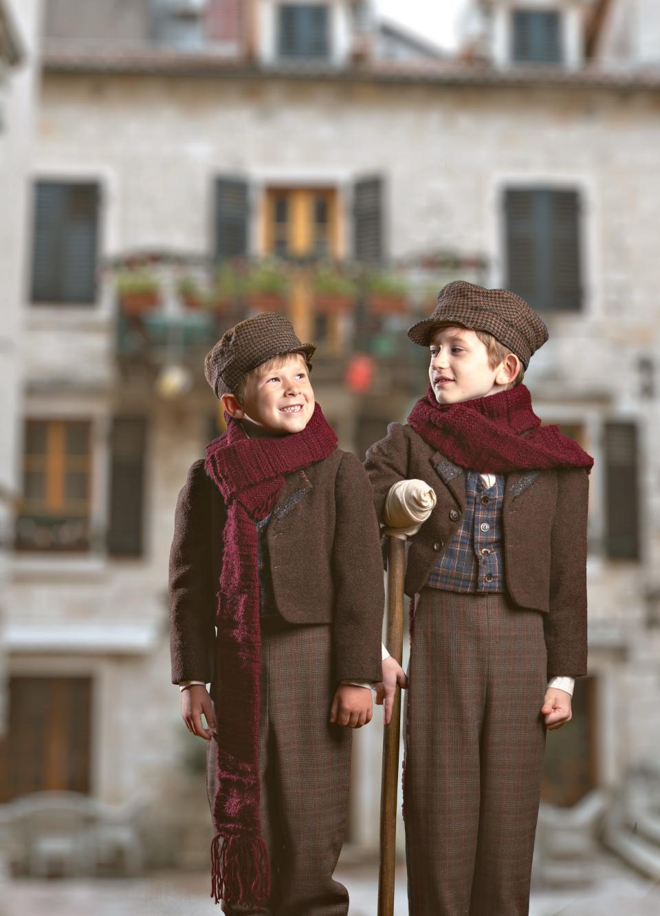 From left, Sam Mason and Carson Campbell will each be portraying Tiny Tim in ASF's production of "A Christmas Carol."