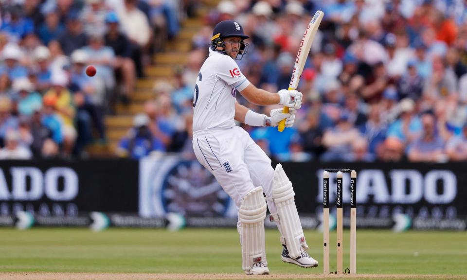 <span>Joe Root passed Brian Lara to become the seventh highest-scoring batsman in Test history.</span><span>Photograph: Andrew Couldridge/Action Images/Reuters</span>