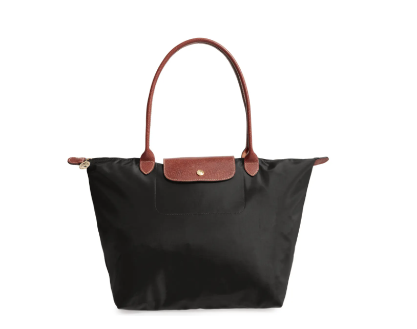 Nordstrom Longchamp Large Le Pliage Tote in Black (Photo via Nordstrom)