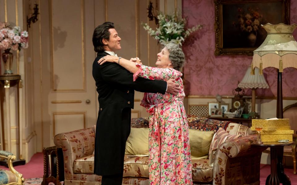 Royal triumph: Luke Evans and Penelope Wilton in Backstairs Billy by Dos Santos