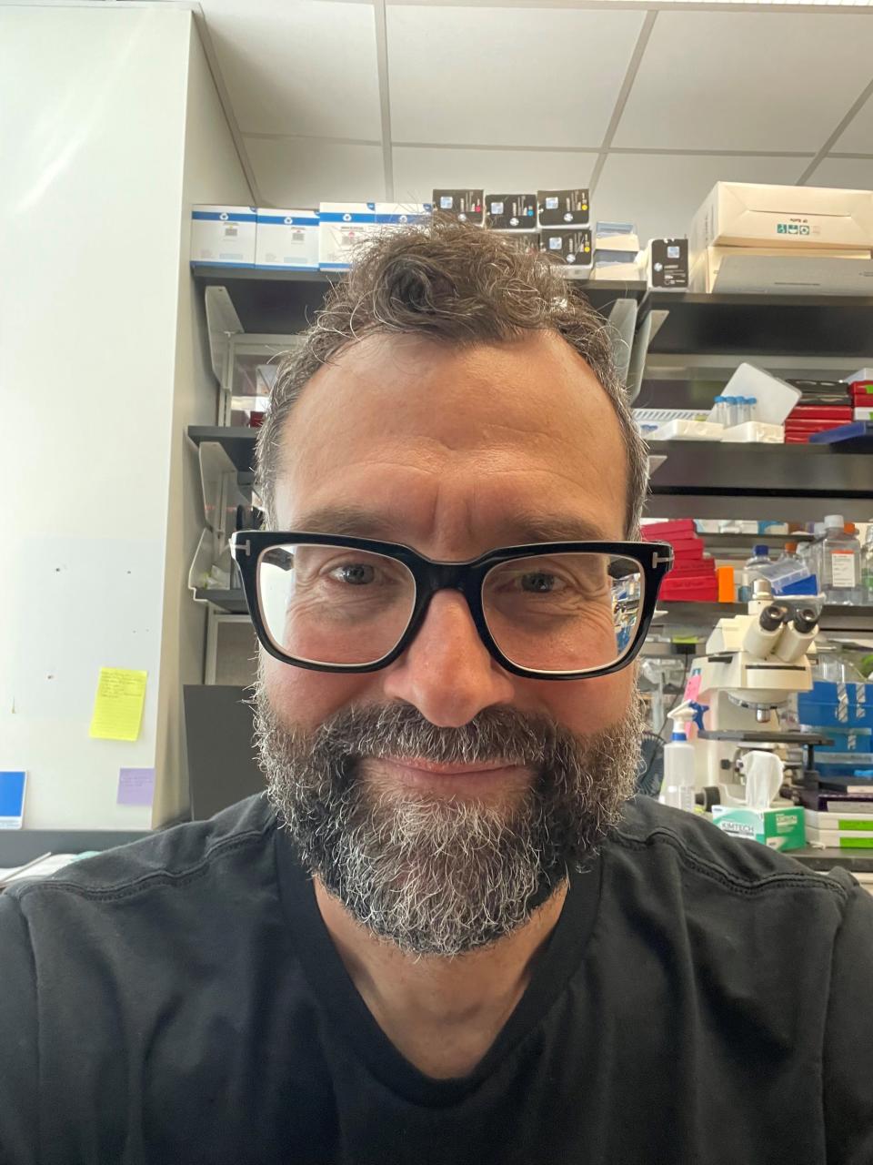 Filko Prugo gave up his legal career to study the biology of cancer-related genetic mutations like the one he carries. He's currently in a PhD program at Columbia University.