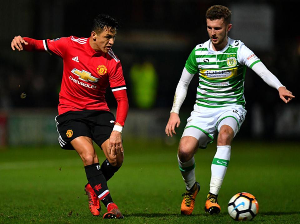 Yeovil''s Tom James played against Manchester United in the FA Cup: Getty Images