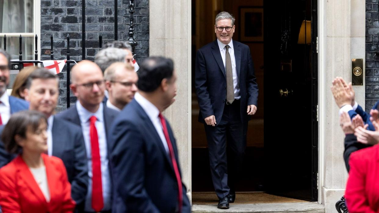  Keir Starmer leaves 10 Downing Street. 