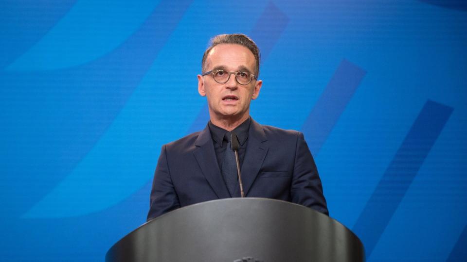 Bundesaußenminister Heiko Maas: «Ich hoffe nicht, dass die Russen uns zwingen, unsere Haltung zu Nord Stream 2 zu ändern.»