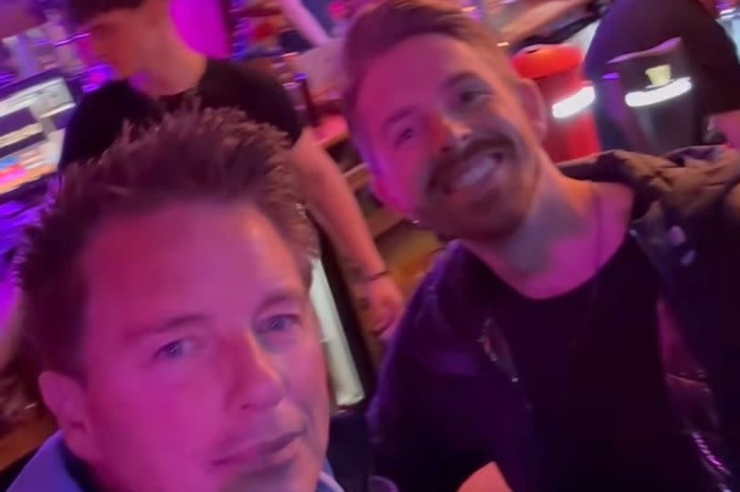 John Barrowman out in Newcastle after Comic Con