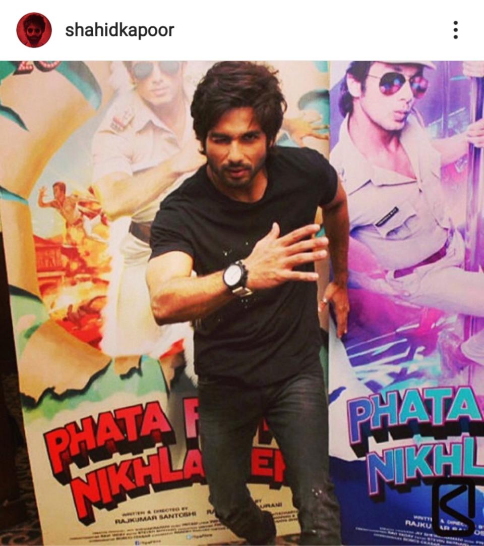 Shahid signed up with the picture sharing platform sometime in late 2013, during the release of <em>Phata Poster Nikla Hero</em>. His first post was dedicated to his movie, which, did an average business at the box office.