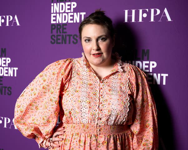 <p> Amanda Edwards/Getty</p> Lena Dunham on October 16, 2022