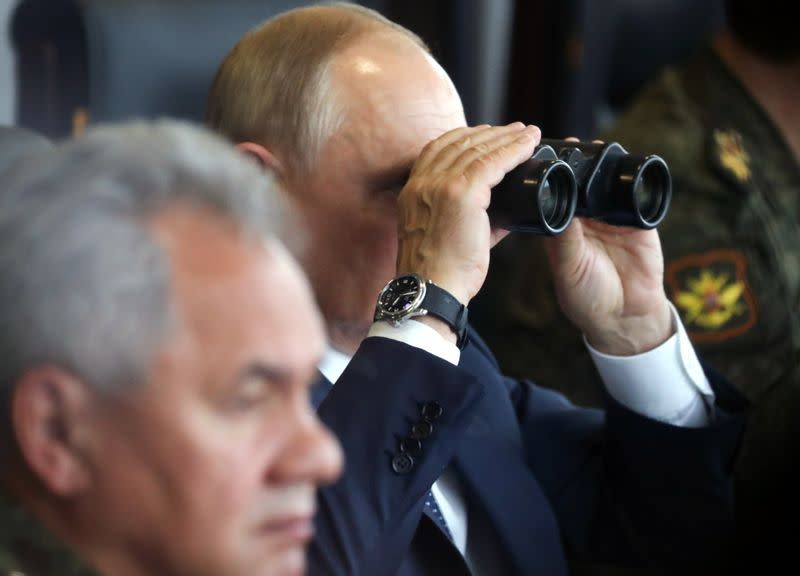 Russian President Putin observes "Zapad-2021" military exercise in Nizhny Novgorod Region