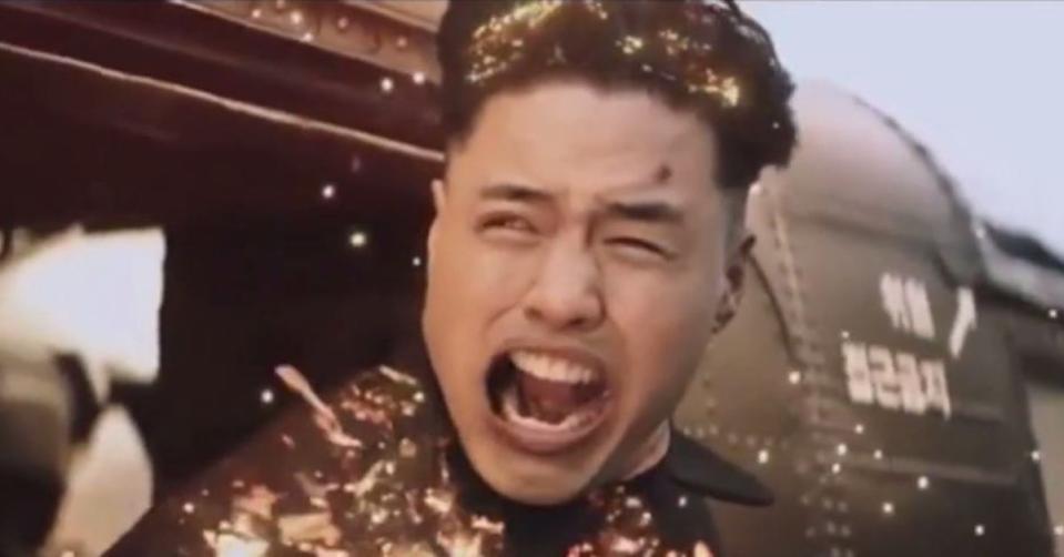 A still from Kim Jong Un's death scene in ‘The Interview’ (Sony Pictures)