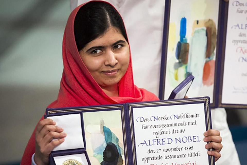 Her parents must be so proud: Malala Yousafzai (ODD ANDERSEN/AFP/Getty Images)