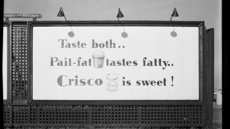 Vintage Crisco billboard