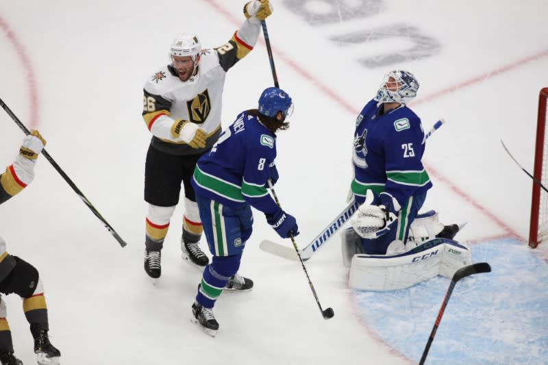 NHL: Stanley Cup Playoffs-Vegas Golden Knights at Vancouver Canucks