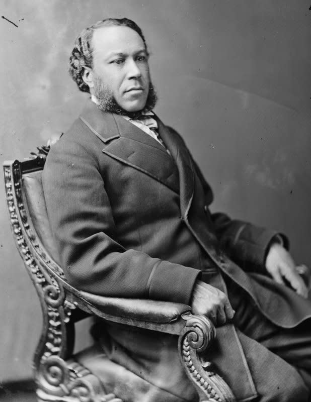 On December 12, 1870, Joseph Hayne Rainey of South Carolina was sworn in as the first African American to serve in the U.S. House of Representatives. File Photo courtesy the Library of Congress