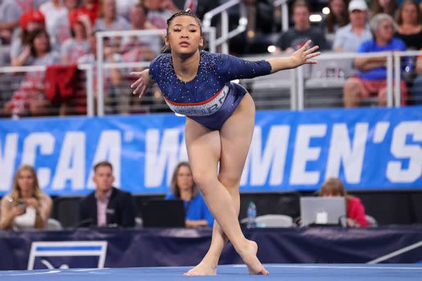 Sunisa Lee wins gold in gymnastics all-around in Tokyo Olympics - ABC News