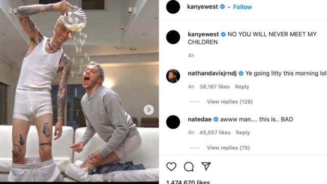 Kanye West Targets Pete Davidson, Kid Cudi, Billie Eilish, and