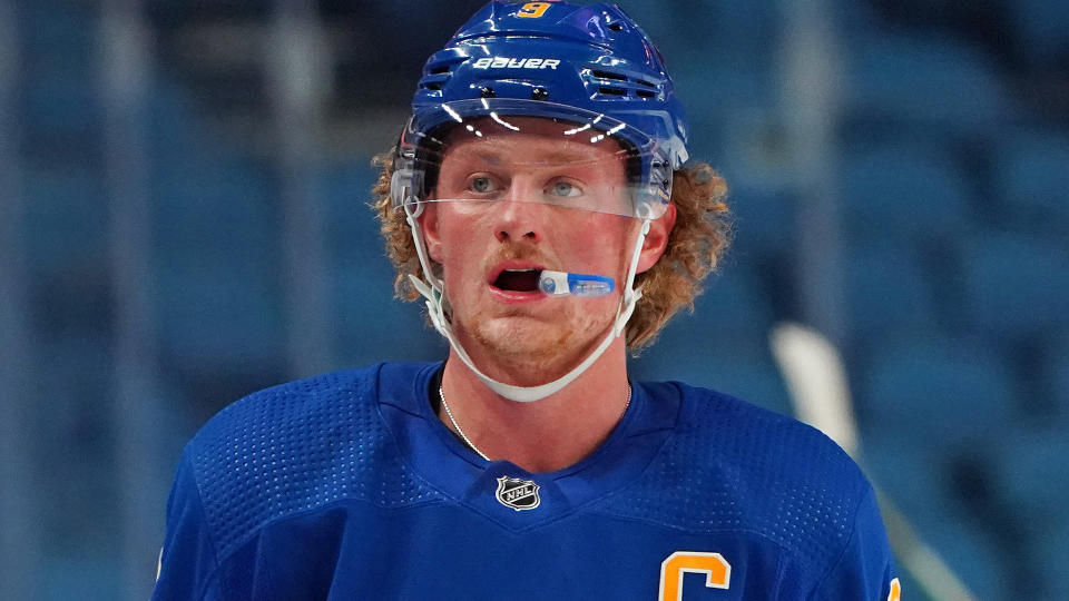 It didn't seem possible that things could get messier between Jack Eichel and the Sabres, yet here we are. (Photo by Kevin Hoffman/Getty Images)