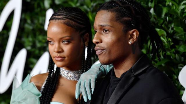 Rihanna, A$AP Rocky debut pics of new baby boy Riot Rose