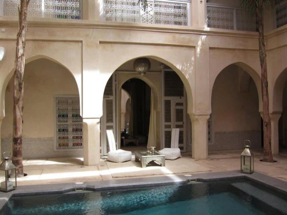 Enjoy a dip in the limestone pool during your stay (Riad Anayela)