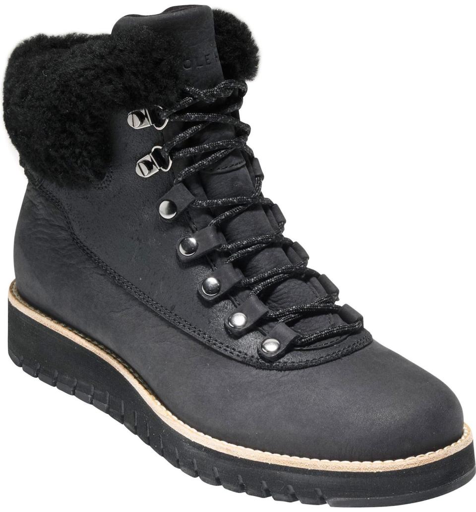 Cole Haan Genuine Shearling Waterproof Hiker Boot