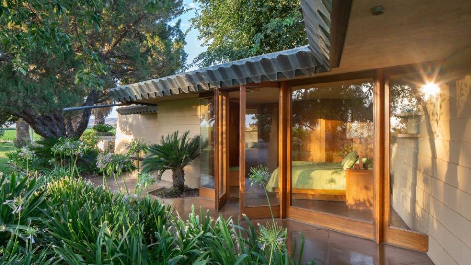 The Frank Lloyd Wright-designed Fawcett House in Los Banos, California was built in 1961 - Credit: Jim Simmons
