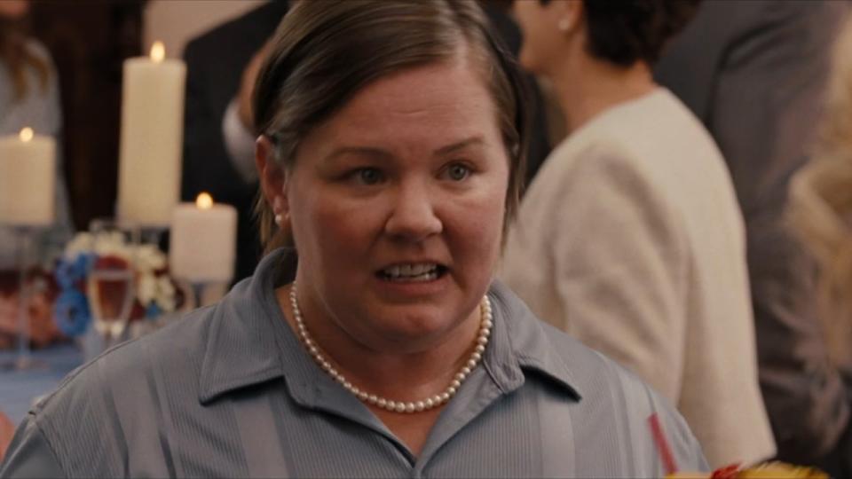 Melissa McCarthy in Bridesmaids.