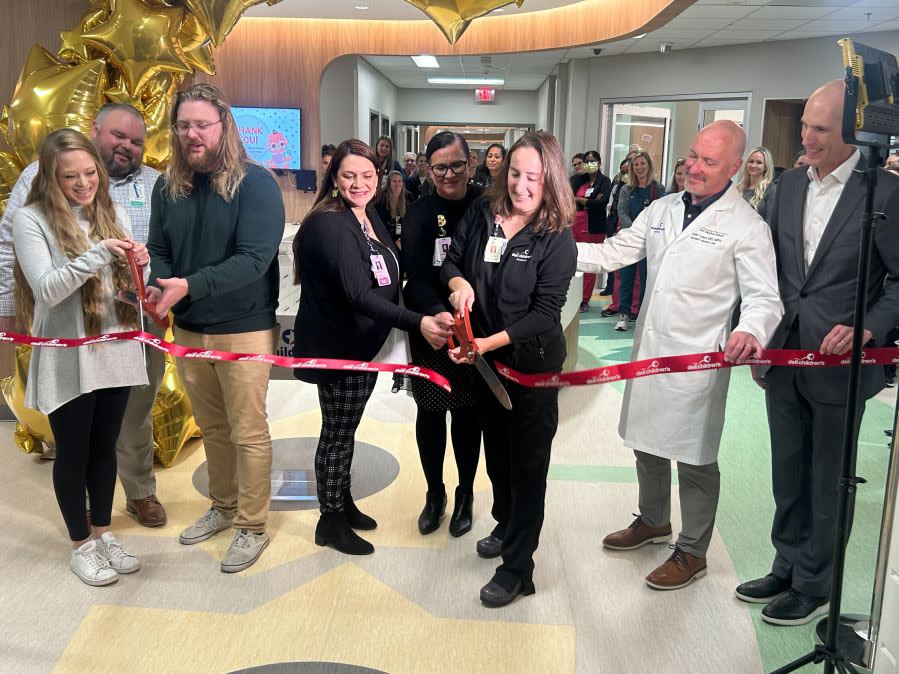 There’s a new place for newborns to get the medical care they need to make it home. Dell Children’s Medical Center in east Austin cut the ribbon on Monday on the expanded Neonatal intensive care unit (NICU) | Frank Martinez/KXAN News