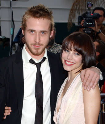 Ryan Gosling and Rachel McAdams at the Los Angeles premiere of New Line's The Notebook