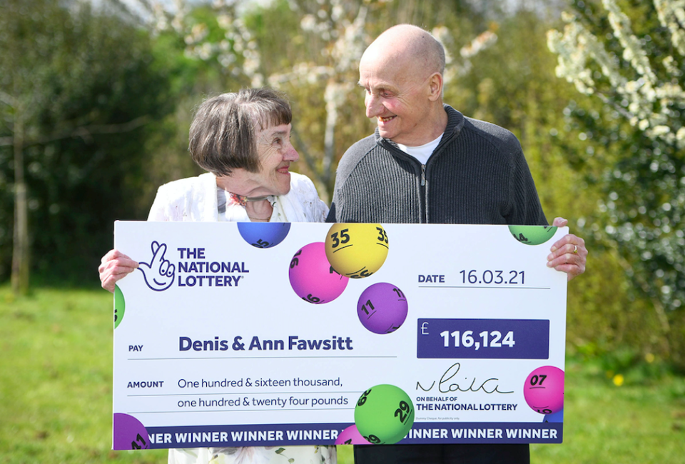 Denis and Ann Fawsitt are also planning on giving some of their winnings to their family. (SWNS)