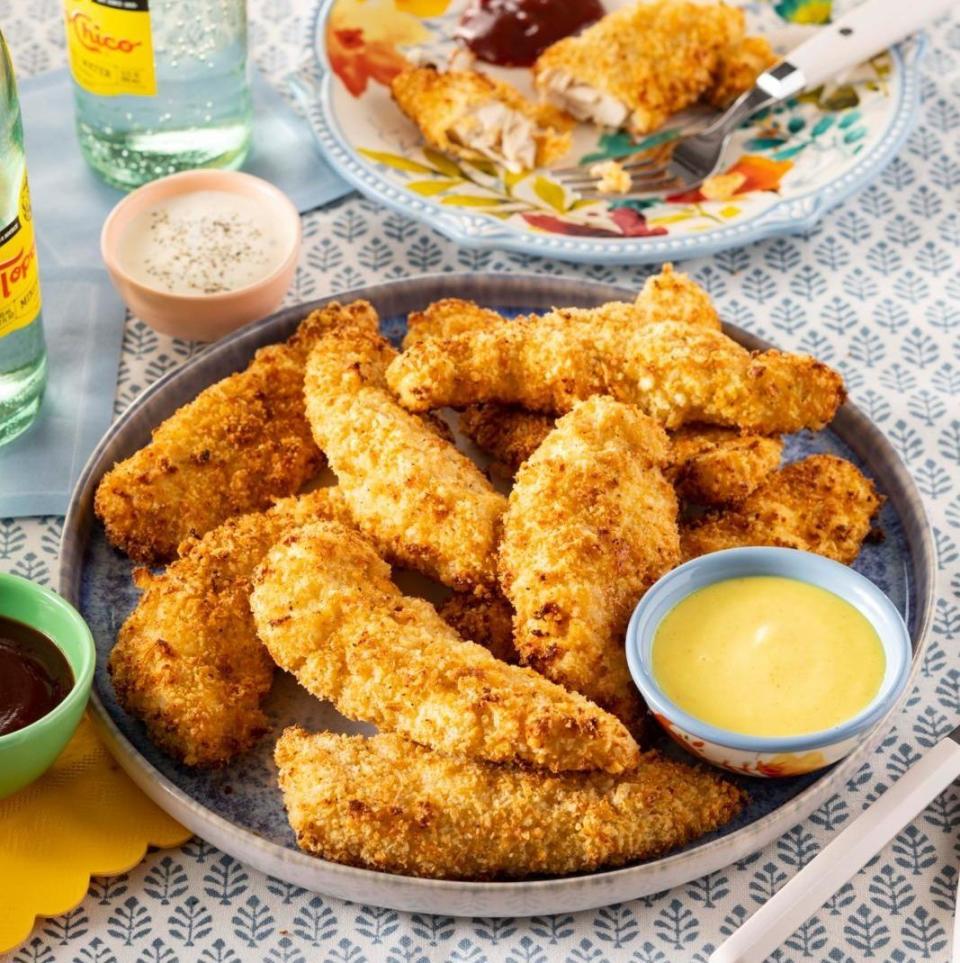 air fryer chicken tenders with mustard