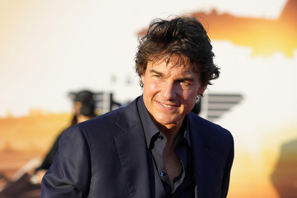 El actor Tom Cruise asiste a la alfombra roja de la premiere japonesa de Top Gun Maverick el 24 de mayo de 2022 en Yokohama (Foto: Ken Ishii/Getty Images for Paramount Pictures)
