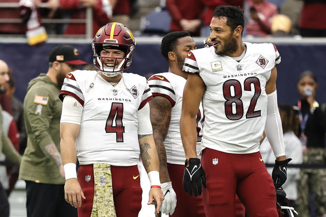 Commanders TE Logan Thomas makes it clear he wants Taylor Heinicke back in  2023