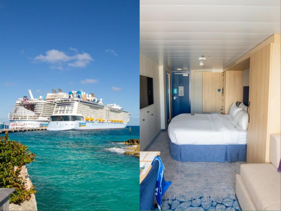 Zwei Schiffe der Royal Caribbean, Kabine der Wonder of the Seas