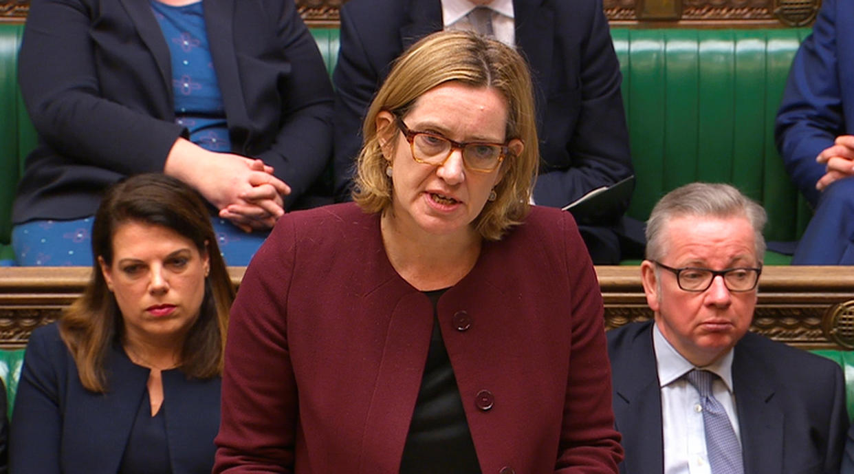 Home Secretary Amber Rudd faces calls to resign (Reuters)