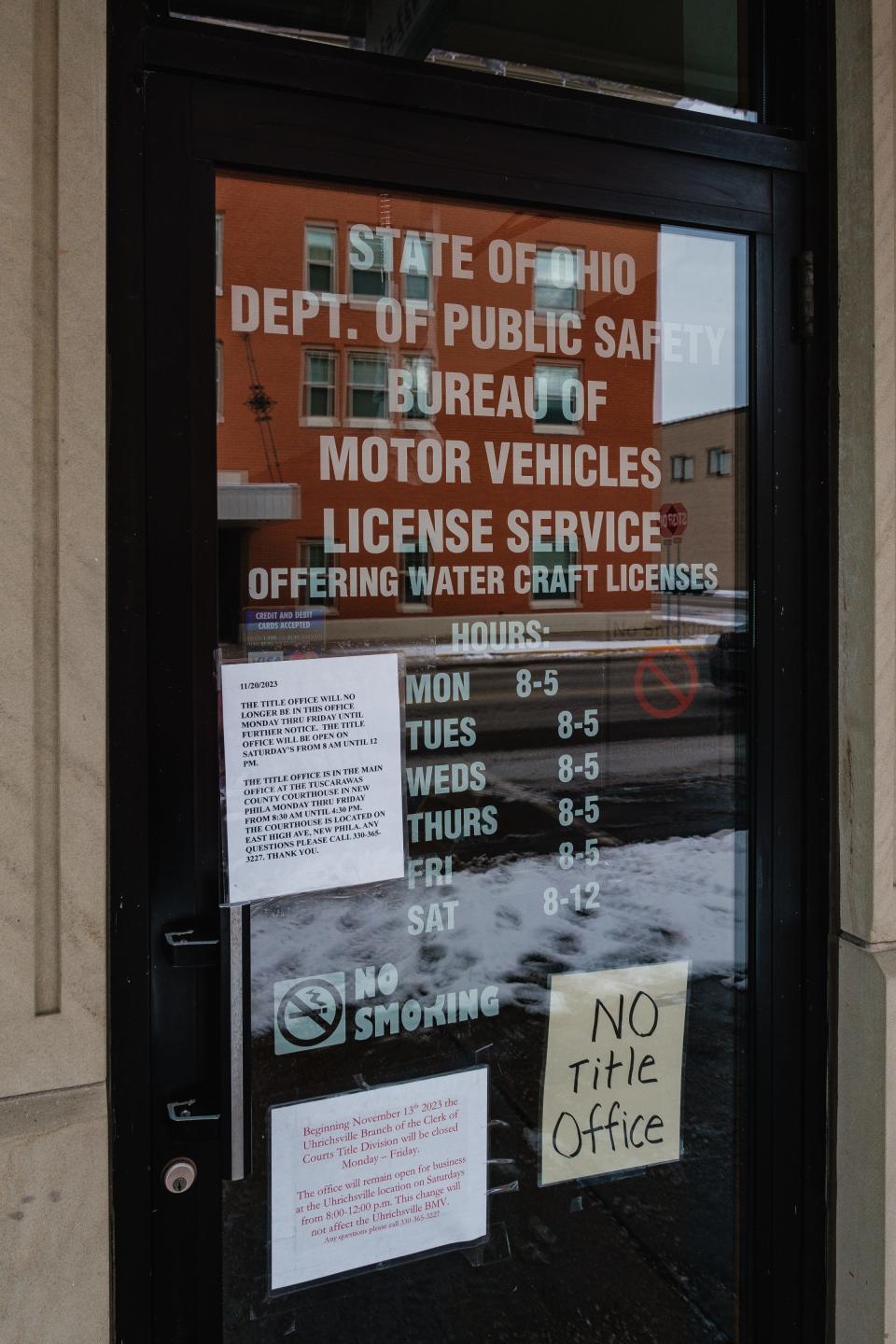 Lindsey Bohrer, assistant communications director at the Ohio Department of Public Safety, said the Uhrichsville location  recorded 36,513 transaction last year, which is among the lowest in the state.