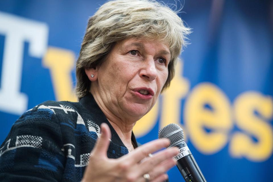 "Nothing is off the table,” Randi Weingarten, president of the American Federation of Teachers, said Tuesday. (Tom Williams via Getty Images)