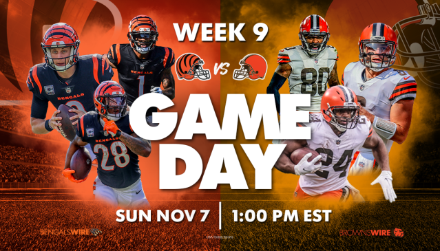 Cincinnati Bengals vs. Cleveland Browns in NFL Week 9: Everything