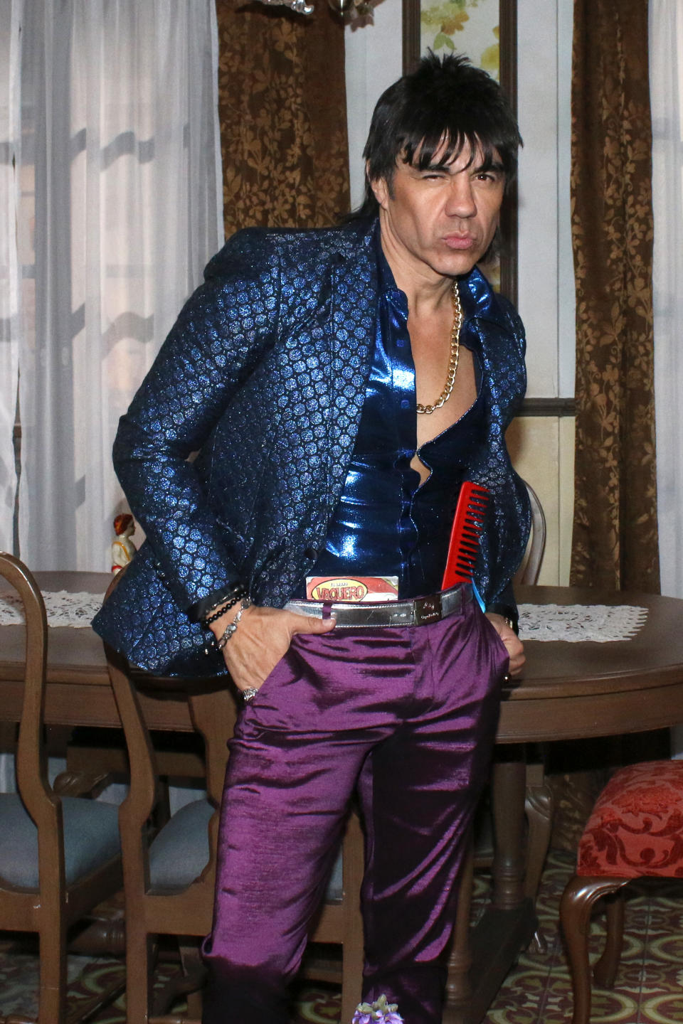 MEXICO CITY, MEXICO - MARCH 20: Adrian Uribe poses for photos during the presentation of Televisa's TV show 'La Casa de la Comedia' at Televisa San Angel on March 20, 2019 in Mexico City, Mexico. (Photo by Adrián Monroy/Medios y Media/Getty Images)