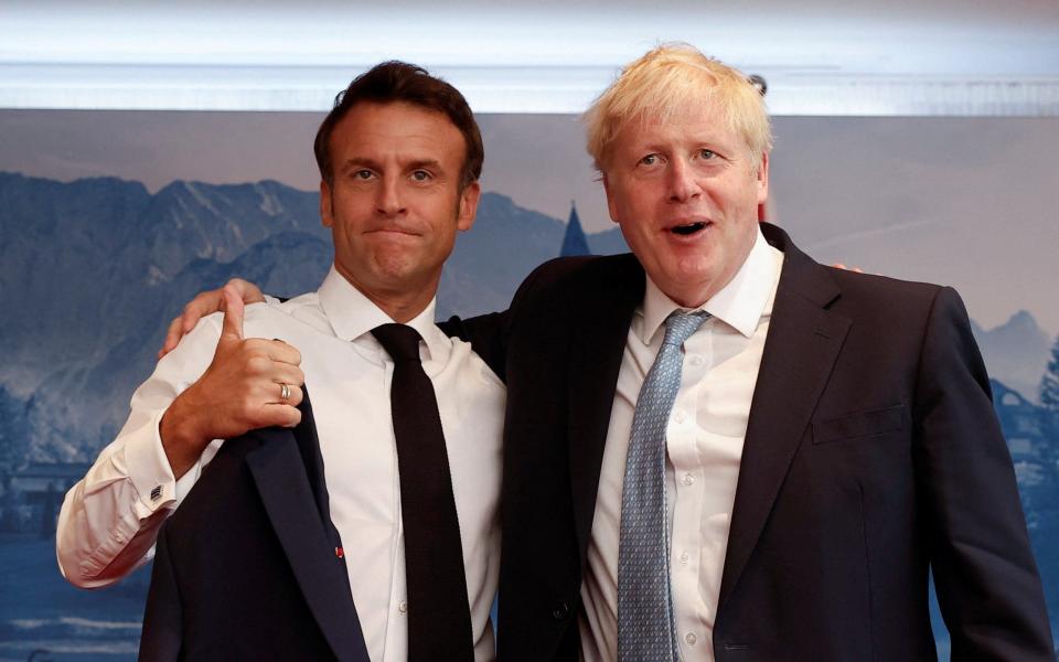 Emmanuel Macron and Boris Johnson - Benoit Tessier/Reuters