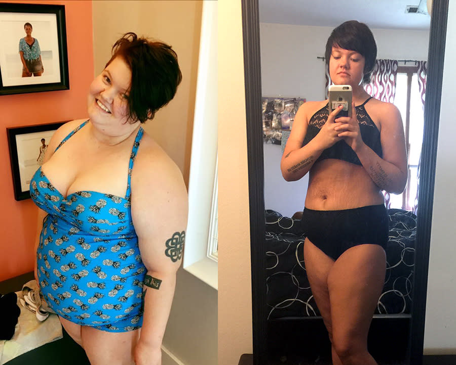 Devin Muffley was tired of the negative impacts her weight had on her health. (Photos: Courtesy of Devin Muffley)