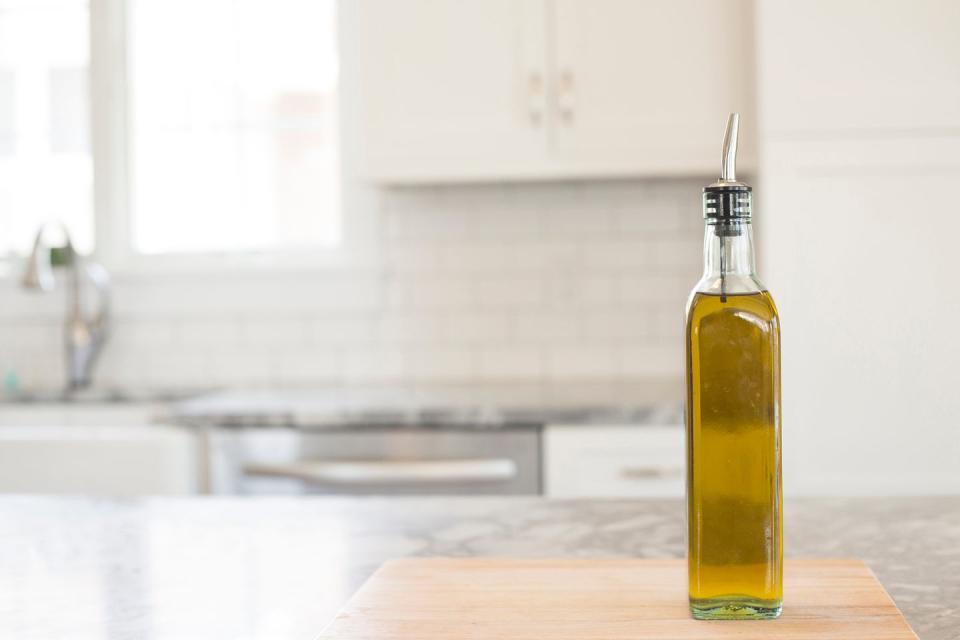 Strengthen your hair with olive oil.