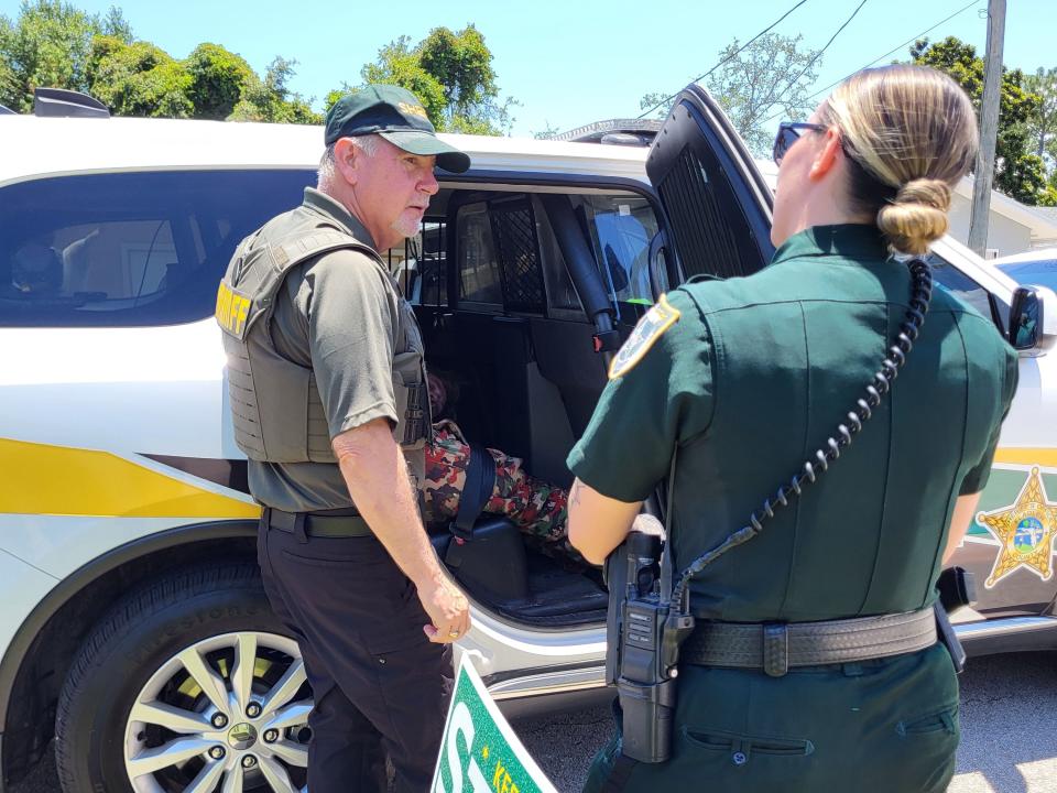 Two people were arrested after a seven-hour standoff Wednesday in Palm Coast, the Flagler County Sheriff’s Office said.